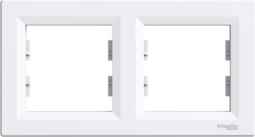 Рамка 2х цвят Бял Asfora SE