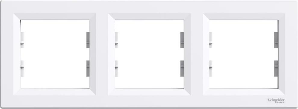 Рамка 3х цвят Бял Asfora SE