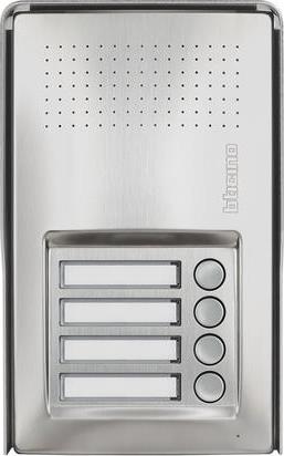 Аудио входен панел LINEA 100 с 4 бутона Bticino