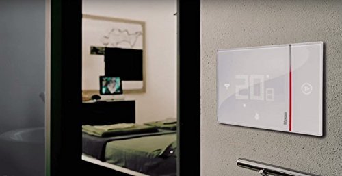 Термостат Smarther 2 с вградено Wi-FI за вграден монтаж БЯЛ Bticino with Netatmo
