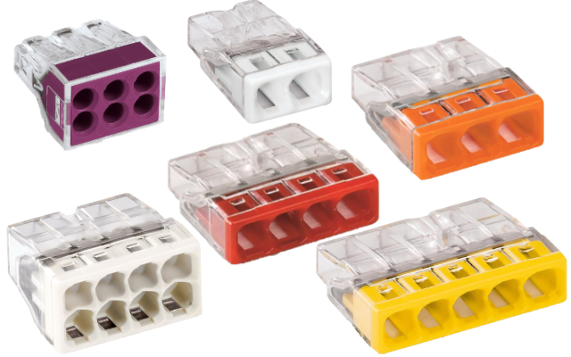 Бързи връзки за твърд проводник WAGO