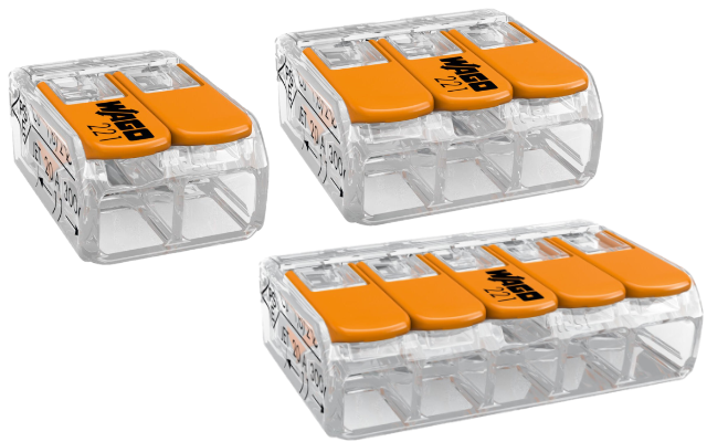 Отваряеми бързи връзки 221 WAGO