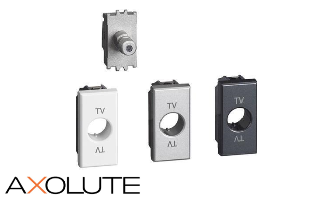 Механизми в три цвята Axolute Bticino