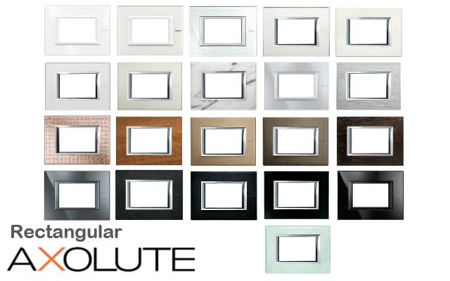 Лицеви рамки Правоъгълни - HA Axolute Bticino