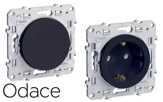 Антрацит механизми Odace SE