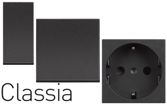 Черни механизми Classia Bticino