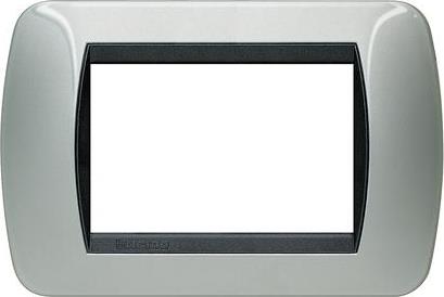 Рамка 3 мод. Light aluminium LL International Bticino 