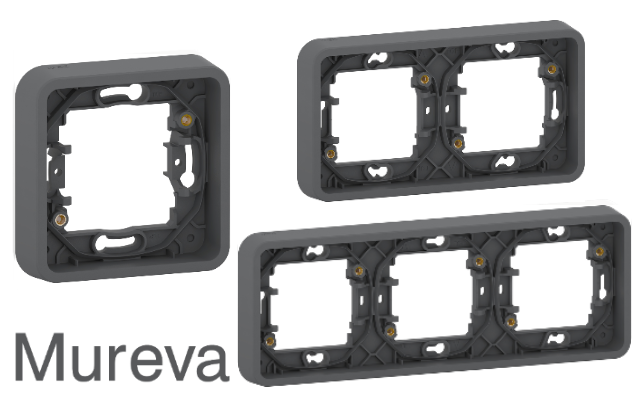 Антрацит рамки Mureva SE