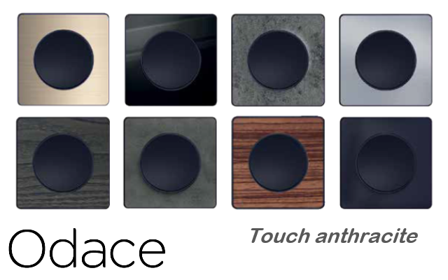 Рамки с Антрацит Touch Odace SE