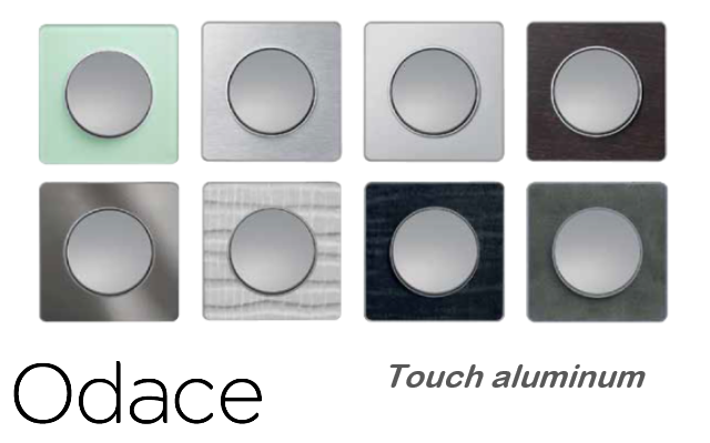 Рамки с Алуминий Touch Odace SE 