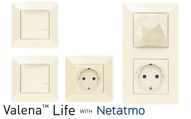 Крем механизми Valena Life с Netatmo