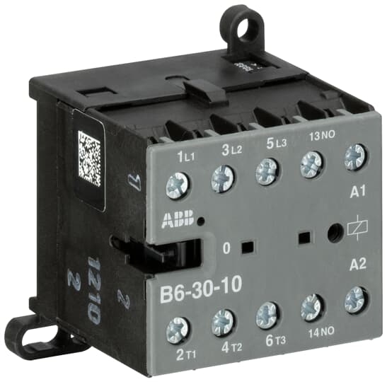 Контактор B6-30-10 3P 4kW (9A AC-3) 1NO 230V 50/60Hz ABB
