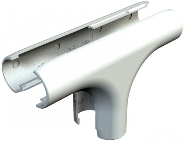 Отваряем T-елемент за Quick-Pipe - М25 OBO