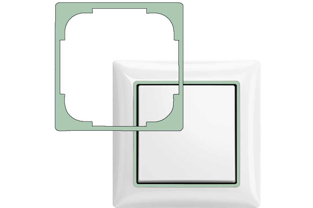 Вътрешна декоративна рамка цвят Светлозелен Basic 55 ABB /до изчерпване/