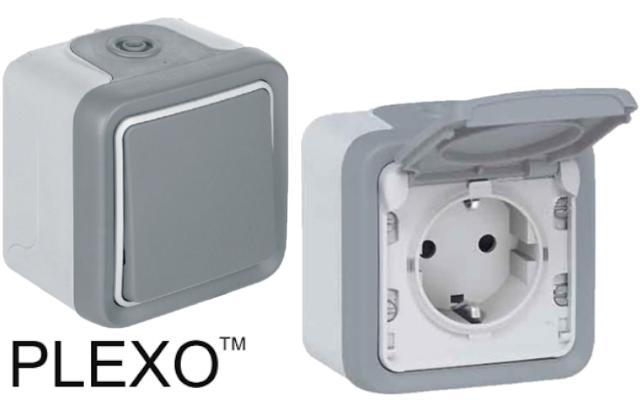 Сиви за открит монтаж Plexo Legrand