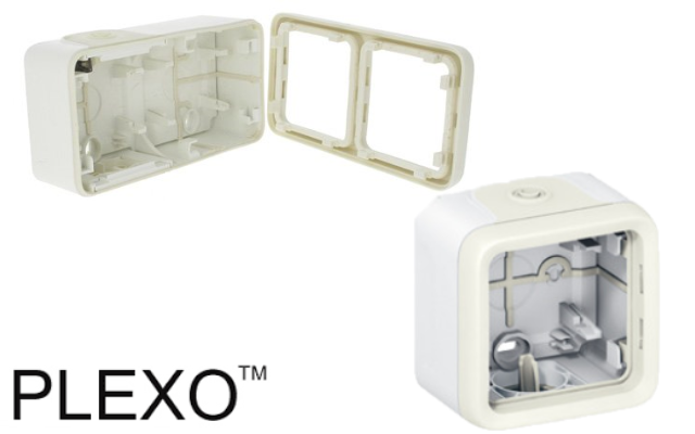 Бели за открит монтаж Plexo Legrand