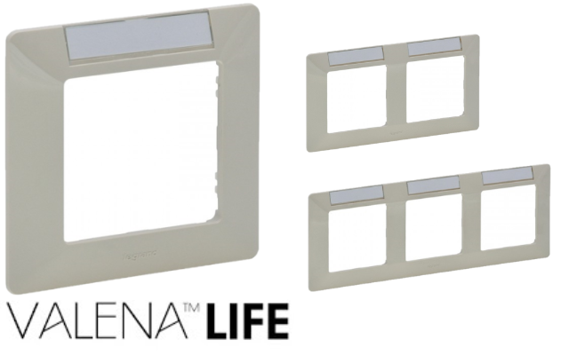 Крем рамки с етикети Valena Life Legrand