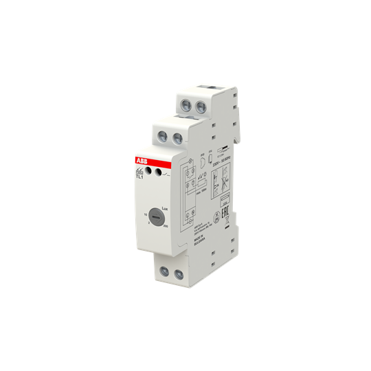 Датчик за осветеност TL1, за DIN монтаж, 1000W, комплект с фотоклетка TLs IP54, ABB