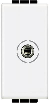 Розетка аудио жак 3.5mm 1 мод. цвят Бял LL Bticino