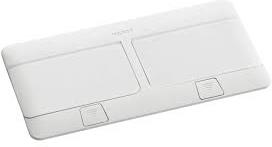 Подова/Мебелна кутия 2х4 мод. с вкл. монтажен кит цвят АЛУМИНИЙ МАТ (Matt aluminium) Pop-Up кутия Legrand