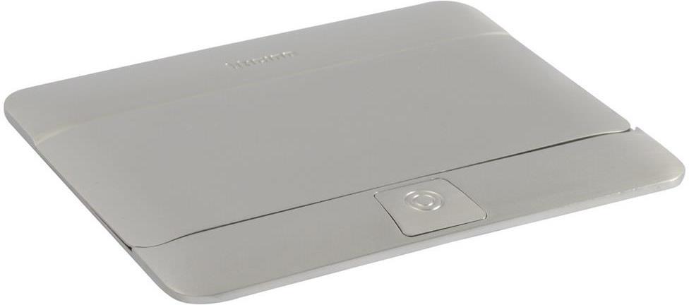 Подова/Мебелна кутия 4 мод. с вкл. монтажен кит цвят МАТИРАНА СТОМАНА (Matt steel finish) Pop-Up кутия Legrand /до изчерпване/