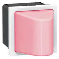 Сигнална лампа 0.6W нива на мощност 12-24V 2 мод. цвят червен Mosaic Legrand