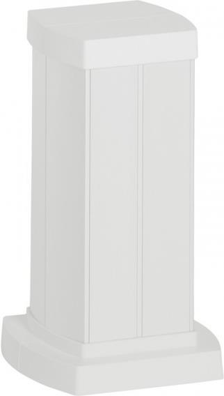 Мини колона с 4 отделения, двустранна, 0.30м, алум. конструкция, PVC капаци, бяла Snap-On Legrand