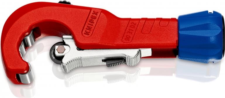 Инструмент за рязане на тръби TubiX, магнезиев, Ø6-35мм, червена ръкохватка 180мм, Knipex