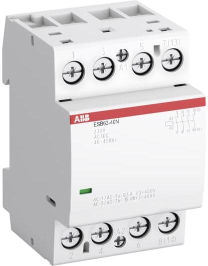 Модулен контактор ESB 63A 4NO 24ac/dc 3 мод. ABB