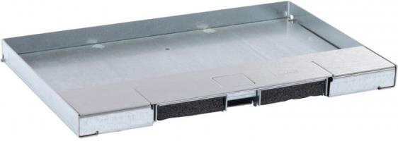 Капак за подова кутия за пълно вграждане 12 мод. хориз./8 мод. верт. МЕТАЛЕН Stainless steel Legrand