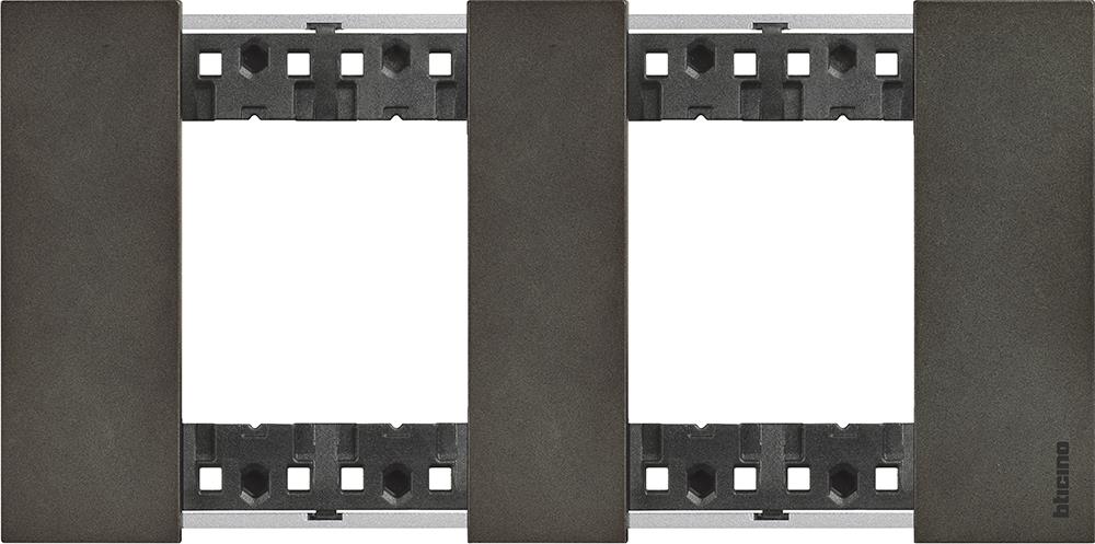 Рамка 2x2 мод. метална цвят Космос (Space)Living Now Bticino