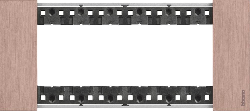 Рамка 6 мод. метална цвят Мед (Copper) Living Now Bticino