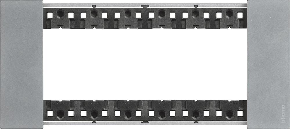 Рамка 6 мод. метална цвят Луна (Moon) Living Now Bticino