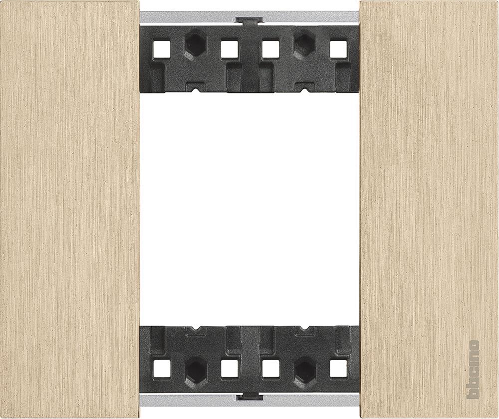 Рамка 2 мод. метална цвят Злато (Gold)  Living Now Bticino