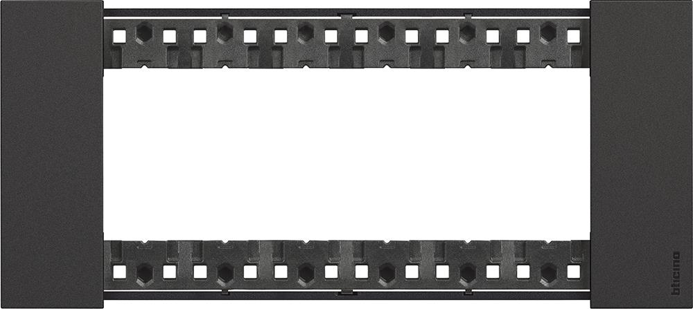 Рамка 6 мод. цвят Черен (Black) Living Now Bticino