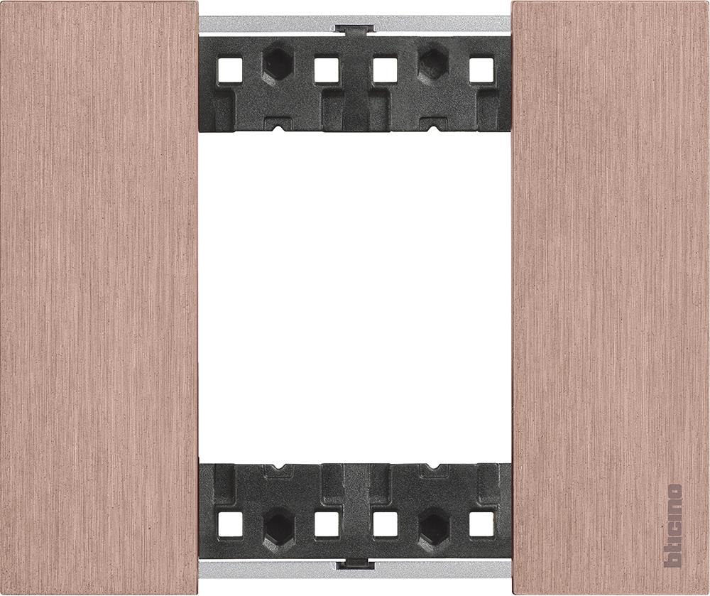 Рамка 2 мод. метална цвят Мед (Copper) Living Now Bticino