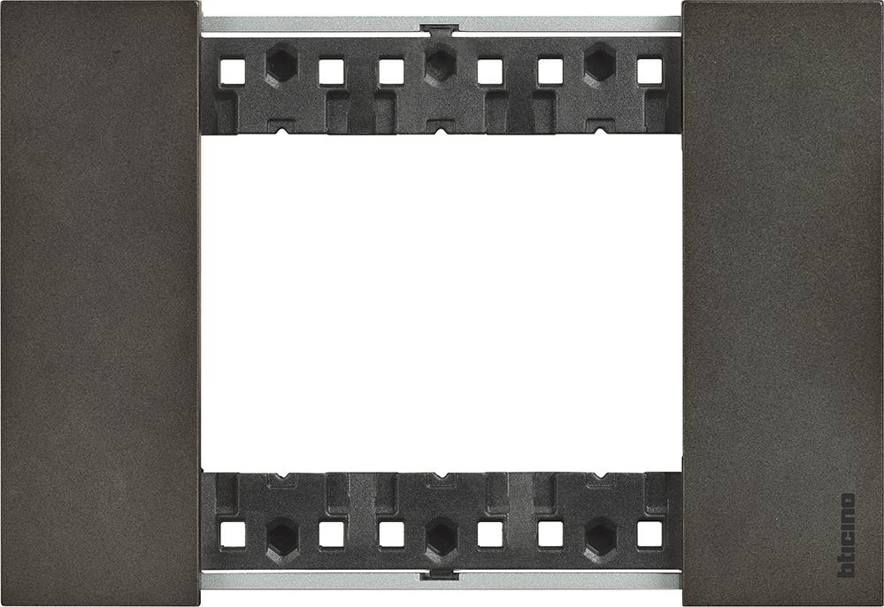 Рамка 3 мод. метална цвят Космос (Space)Living Now Bticino