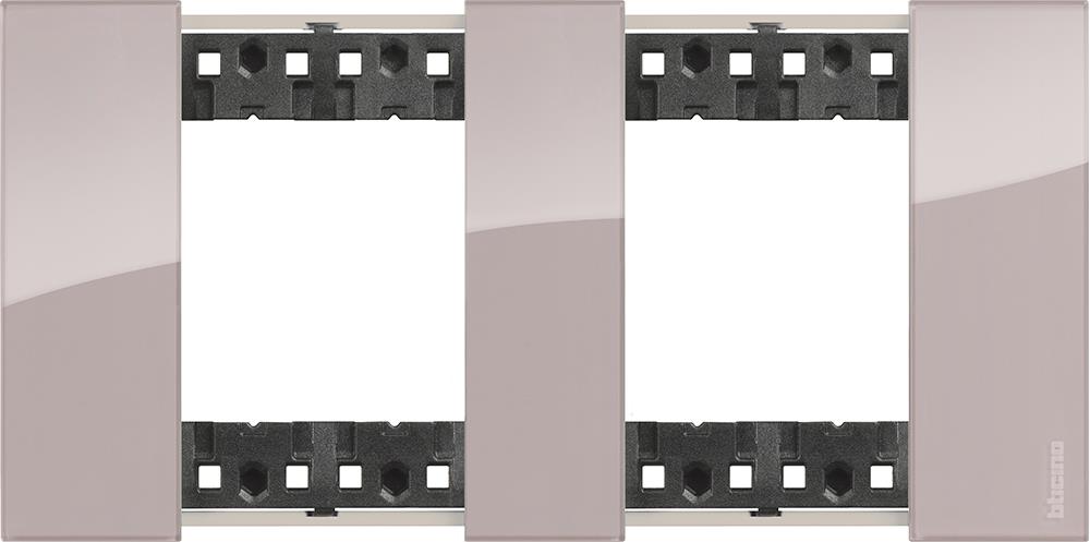 Рамка 2x2 мод. цвят Аура (Aura) Living Now Bticino