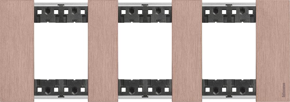 Рамка 3x2 мод. метална цвят Мед (Copper) Living Now Bticino