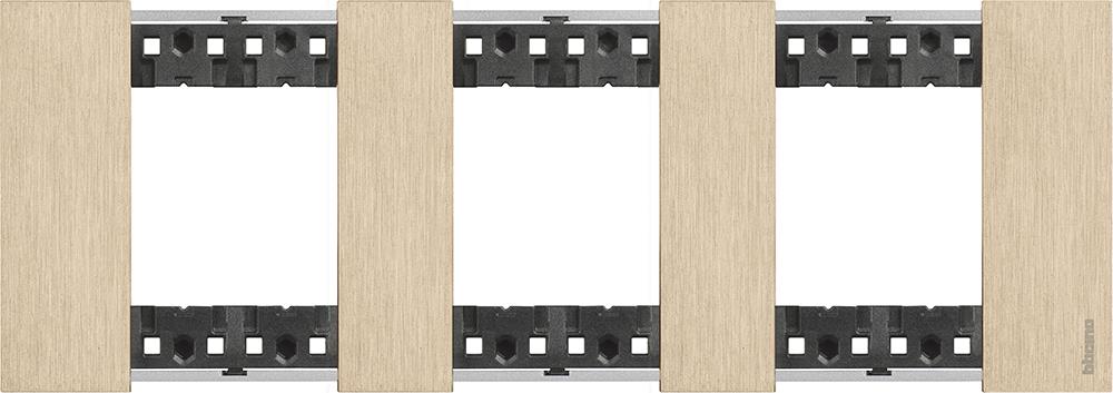 Рамка 3x2 мод. метална цвят Злато (Gold) Living Now Bticino