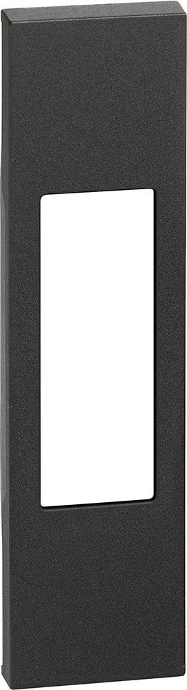 Лицев панел за контакт ИТ.стандарт/Бойлерен ключ 1 мод. цвят Черен Living Now Bticino