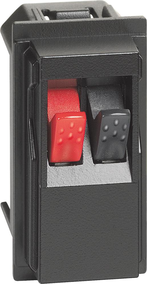 Розетка за тонколони 1 мод. цвят Черен Living Now Bticino