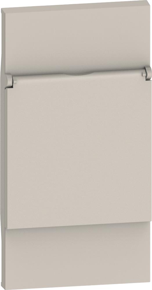 Лицев панел с капаче за контакт ШУКО 2 мод. цвят Крем Living Now Bticino