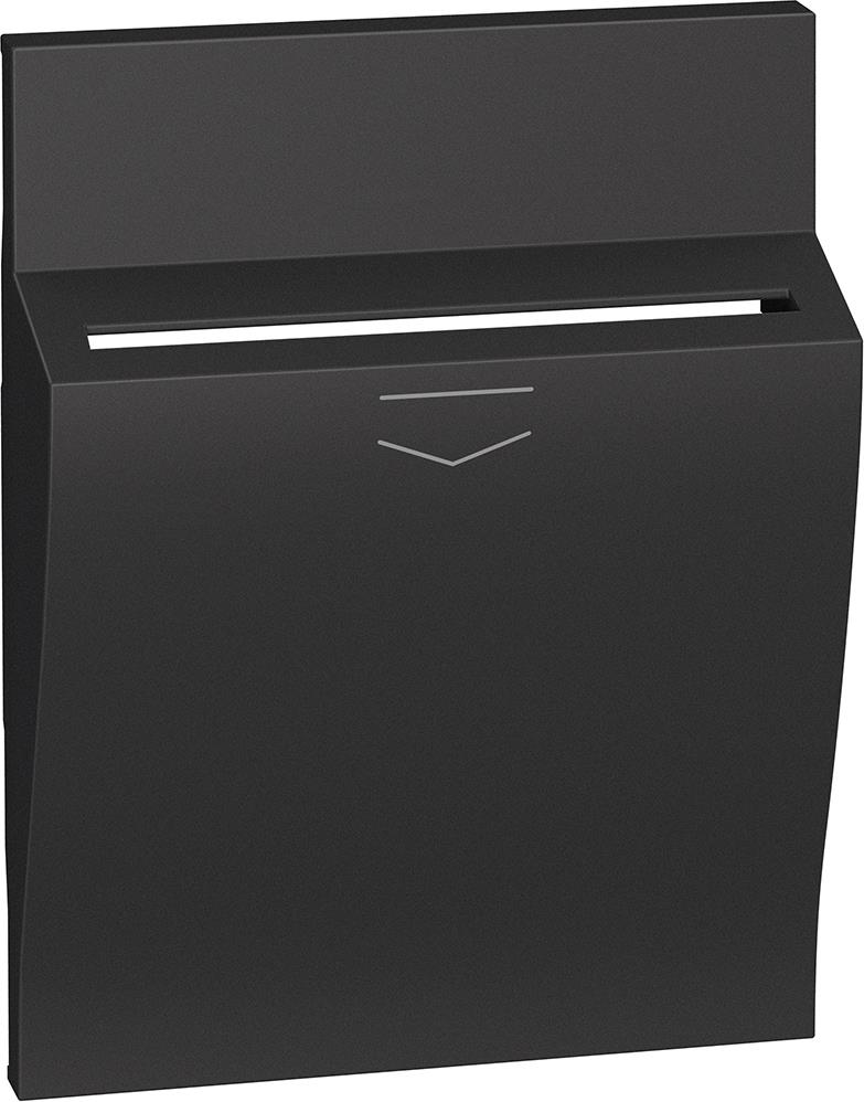 Лицев панел за енергоспестител K454x, 3 модула цвят Черен Living Now Bticino