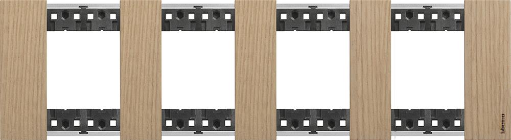 Рамка 4x2 мод. дървена цвят Дъб (Oak) Living Now Bticino