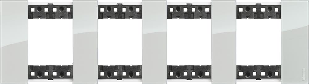 Рамка 4x2 мод. цвят Небе (Sky) Living Now Bticino