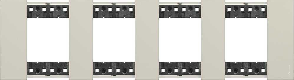 Рамка 4x2 мод. цвят Крем (Sand) Living Now Bticino