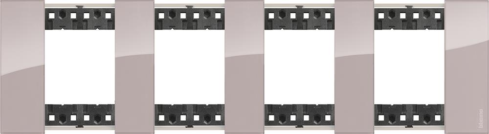 Рамка 4x2 мод. цвят Аура (Aura) Living Now Bticino