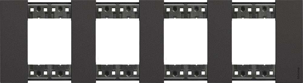 Рамка 4x2 мод. цвят Черен (Black) Living Now Bticino