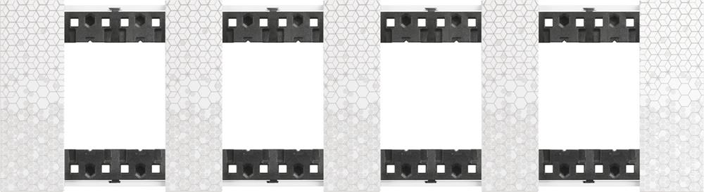 Рамка 4x2 мод. цвят Пиксел (Pixel) Living Now Bticino